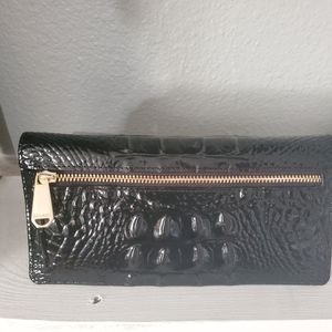 New Black Brahmin Wallet